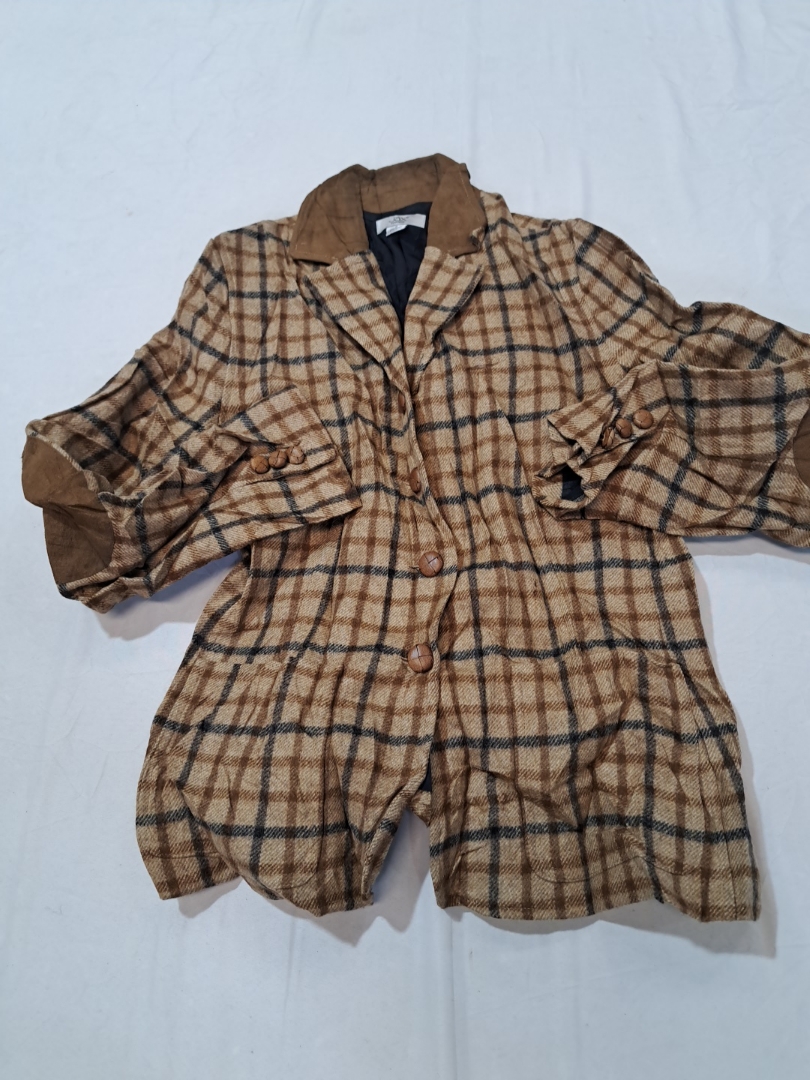 Brown Plaid Jacket
