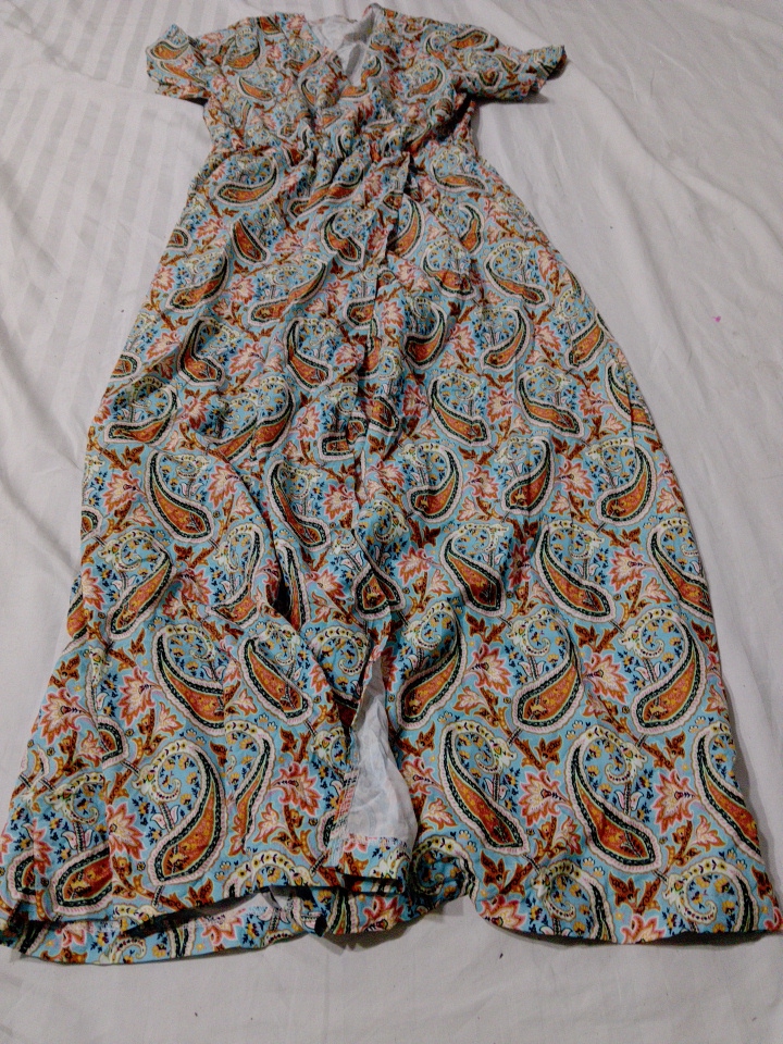 Paisley Print Jumpsuit