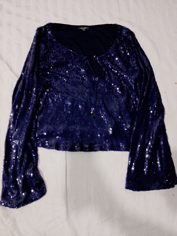 Cropped com Lantejoulas