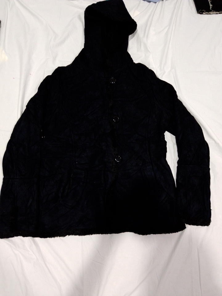 Black Faux Fur Jacket