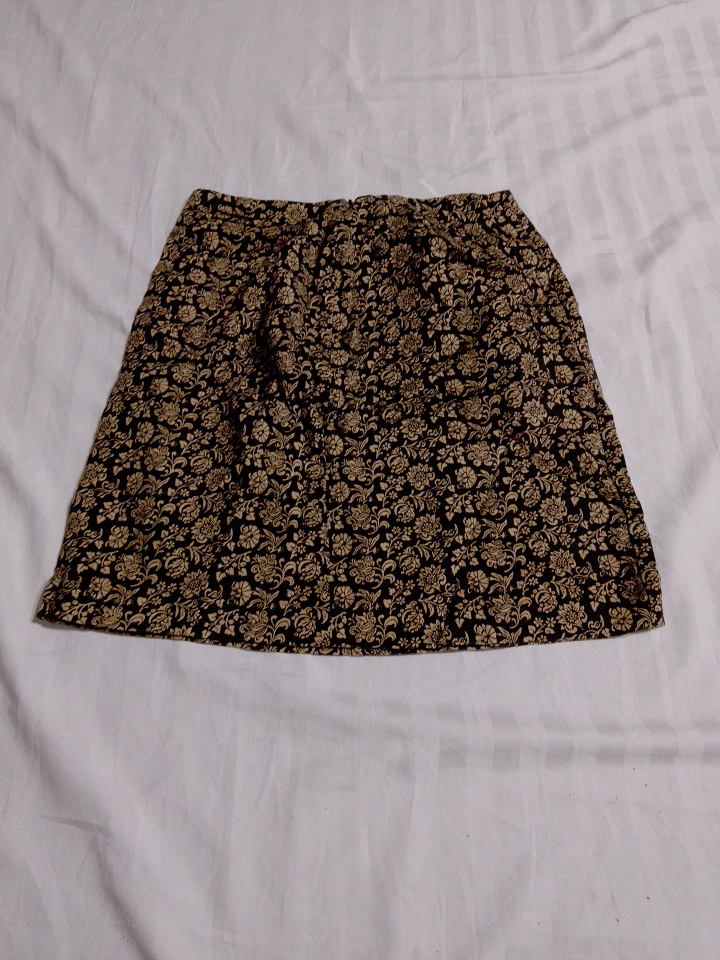 A-Line Floral Skirt
