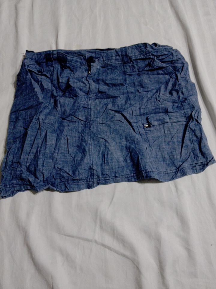 Ensemble de jupes en denim et cuir J.Crew Nine Wes..