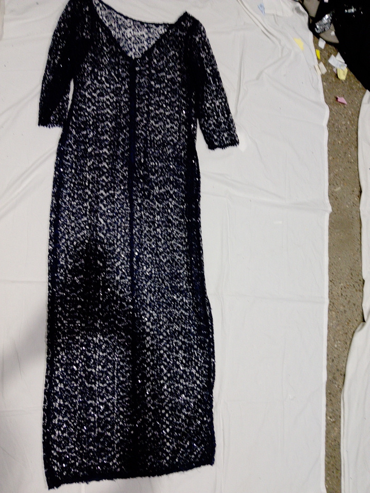 Sequined & Floral Dress Bundle - 7 Pc Women's Midi..