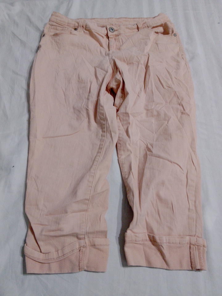 Pantalon en coton rose