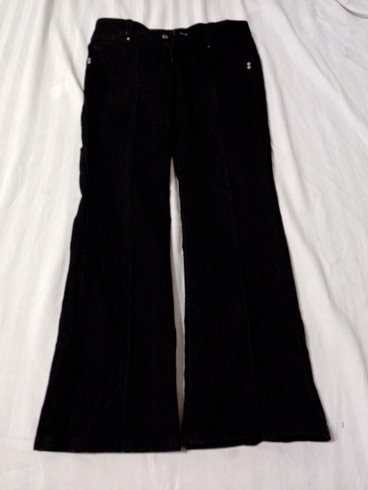 Pantalon en velours côtelé noir