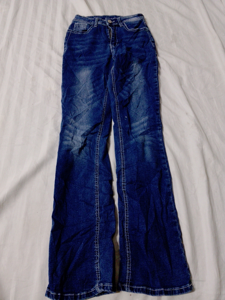 Flared Jeans with Embellishments