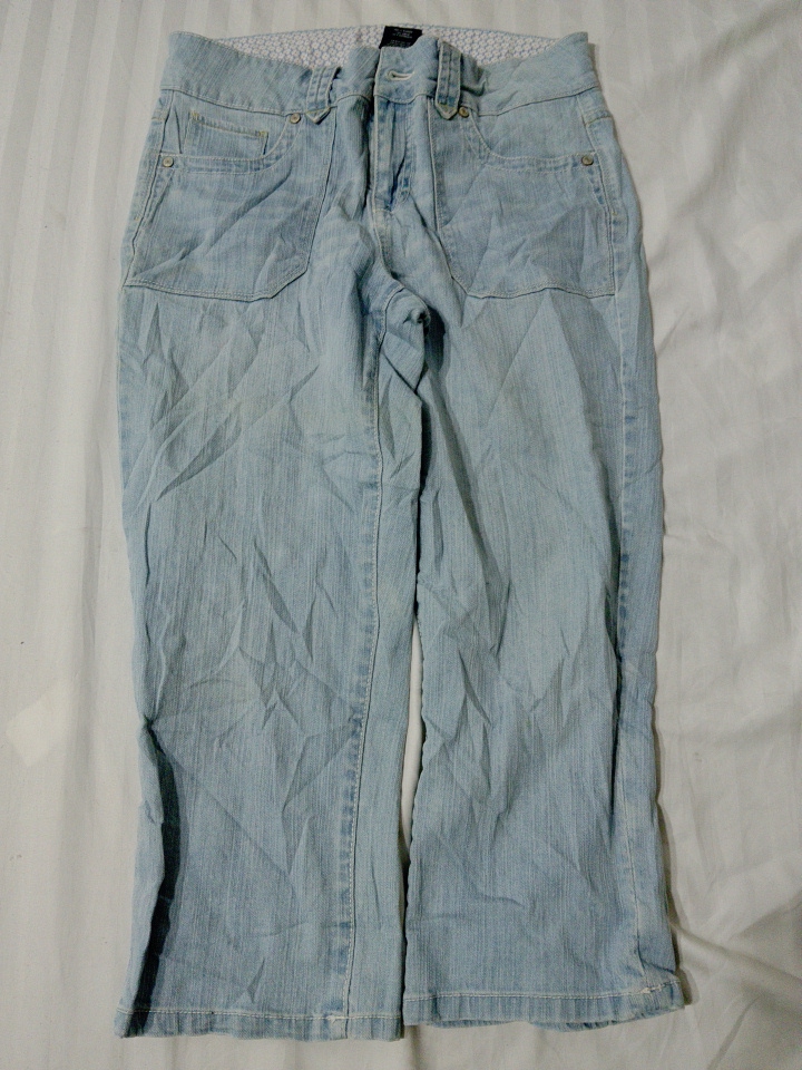 Jeans en denim bleu clair