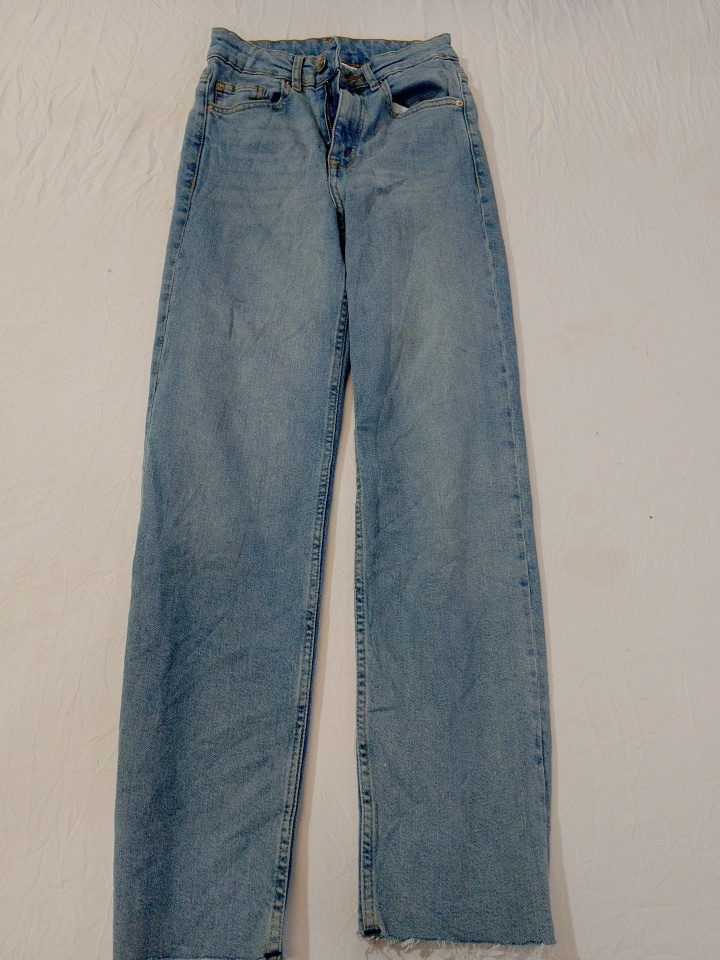 Jeans en denim bleu clair