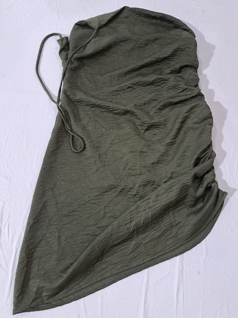 Olive Green Wrap Skirt