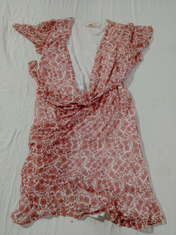 Completo rosa floreale da donna