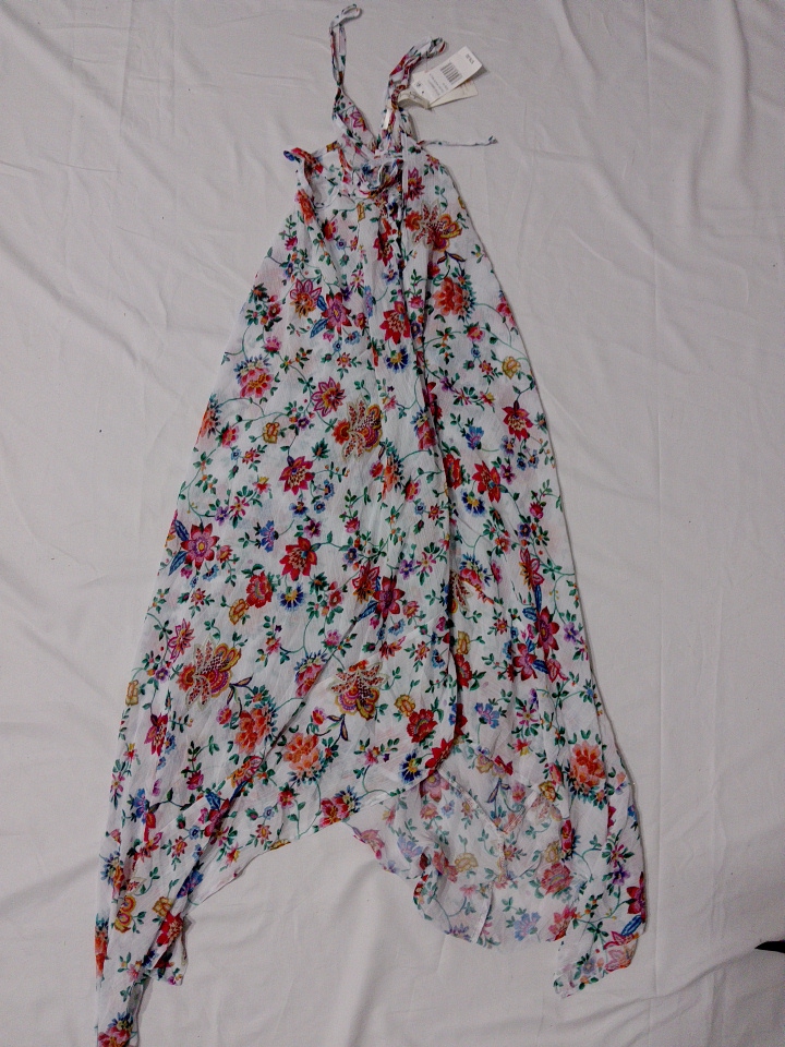 Jessica Simpson Floral Print Spaghetti Strap Maxi ..