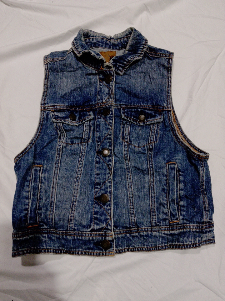Vintage Levi's Denim Waistcoat Vest 1977 Blue Wash