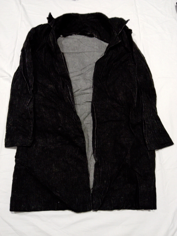 Jaqueta de Camurça Preta com Capuz