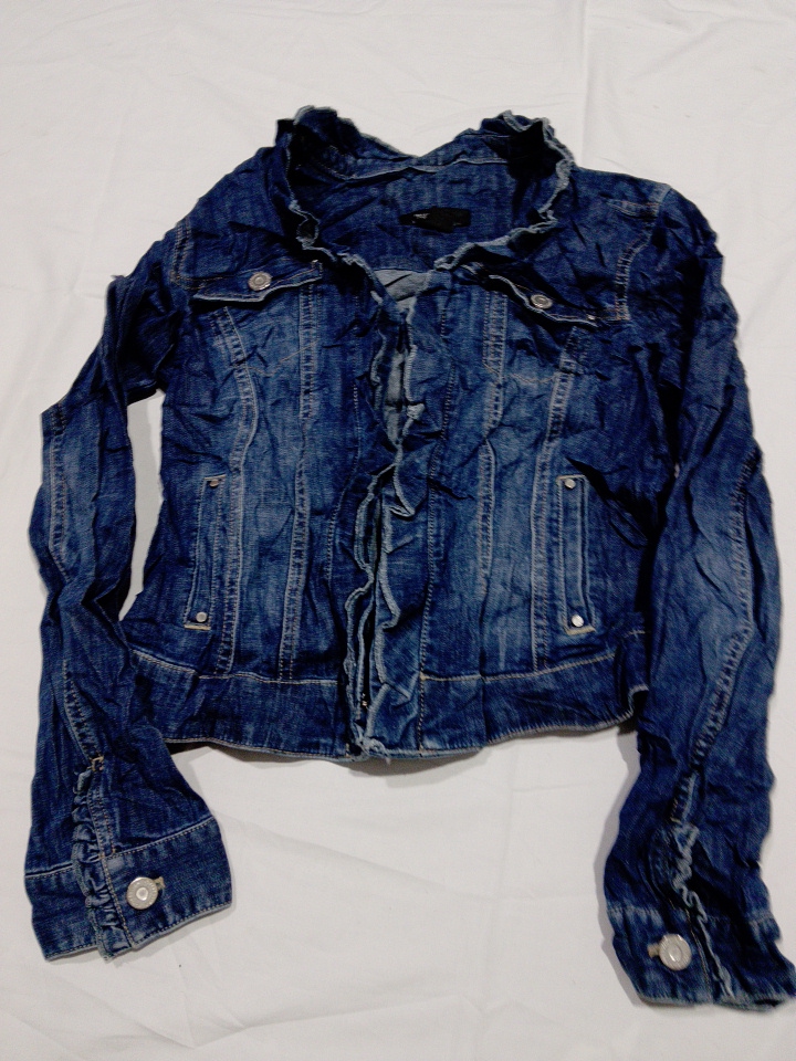 Veste en jean à volants H&M