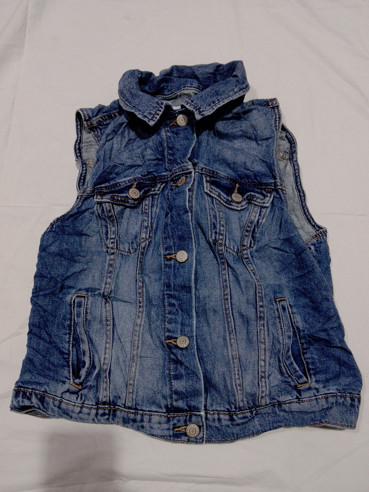 Gilet en denim bleu Old Navy - Veste sans manches ..
