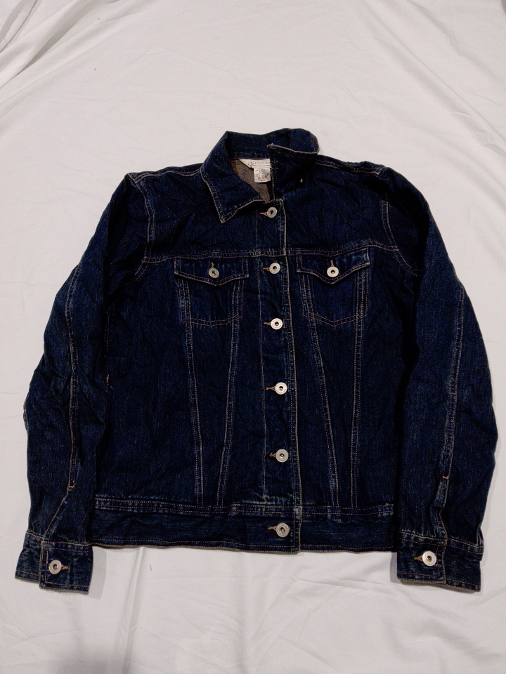 Veste en denim classique Reflections en délavage m..