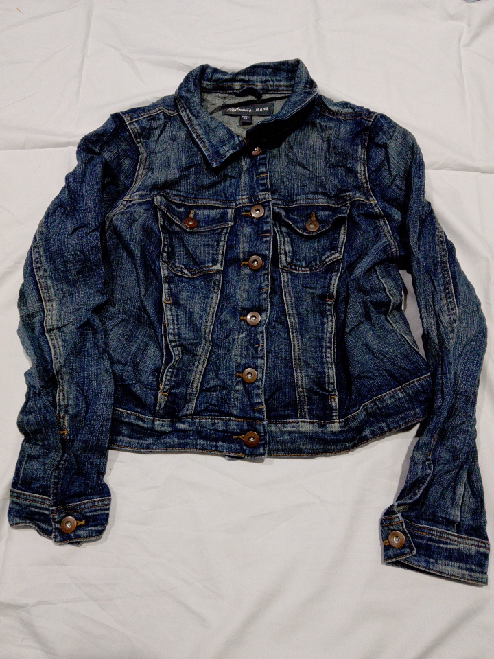 Reitmans Blue Denim Jacket Größe 12
