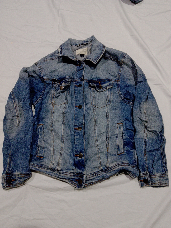 Universal Thread Hellwasch-Denimjacke Größe S