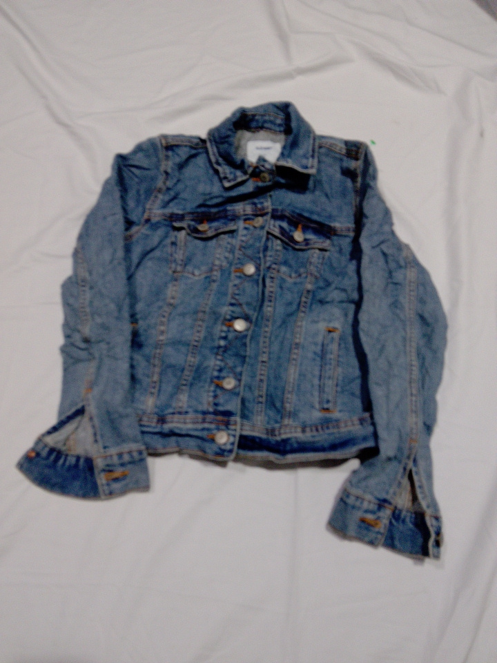 Jaqueta de Jeans Clássica Azul Old Navy