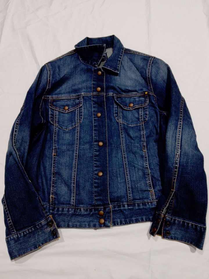 Veste en denim bleu classique Lucky Brand