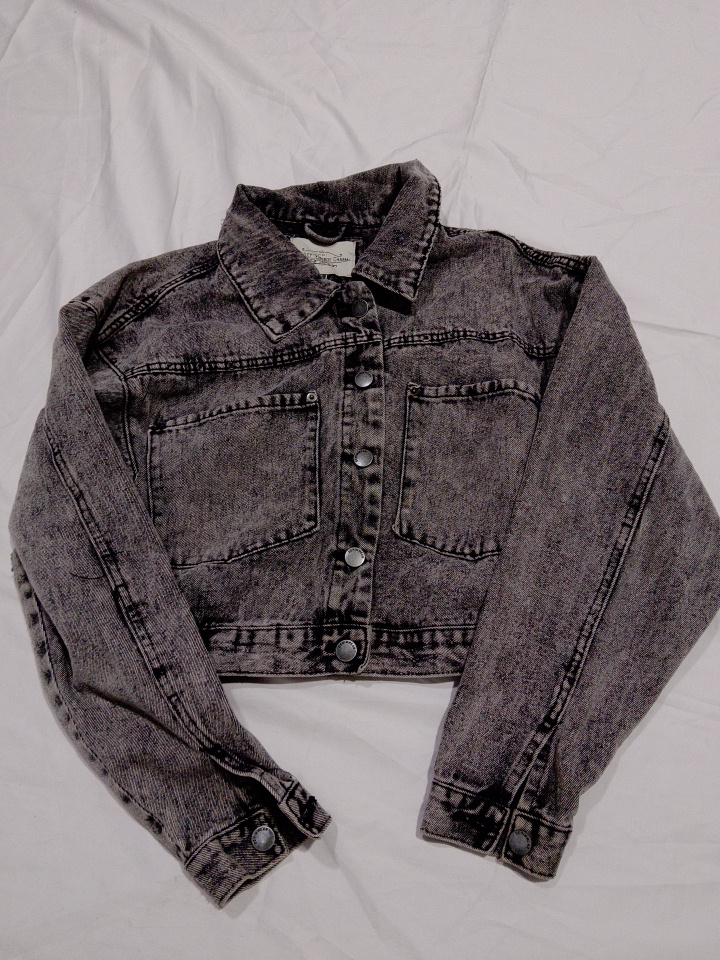 Veste en jean vintage raccourcie ASOS DESIGN