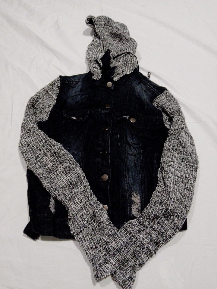 Blu Pepper Denim Hoodie Jacket