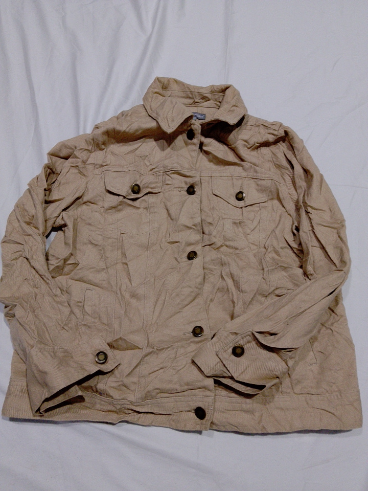 Jessie London Beiger Denimjacke