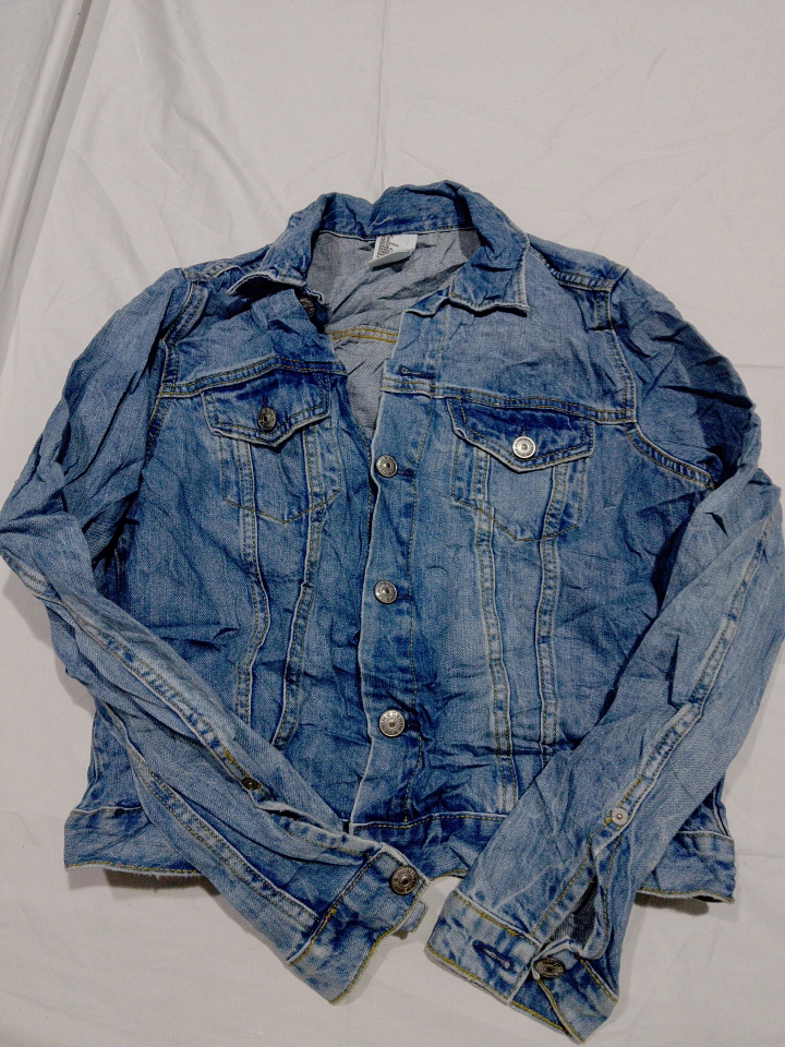 H&M Classic Blue Denim Jacket Size L