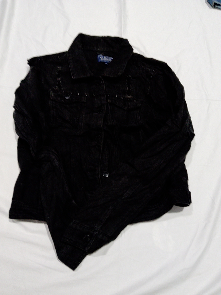 CI SONO Black Denim Jacket