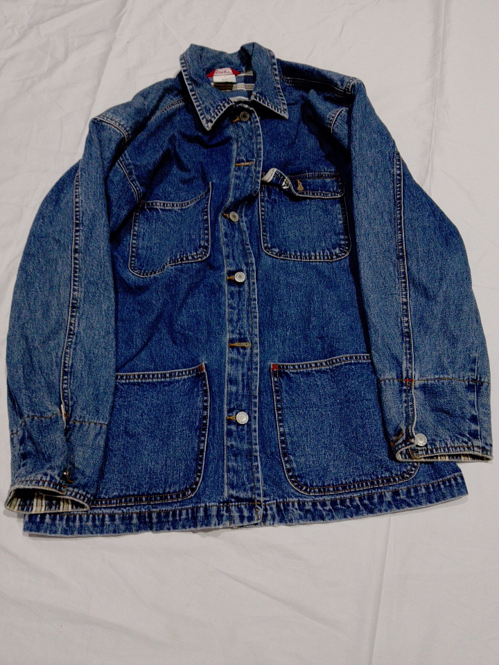 Vintage FUBU Jeansjacke mit klassischen Taschen Gr..