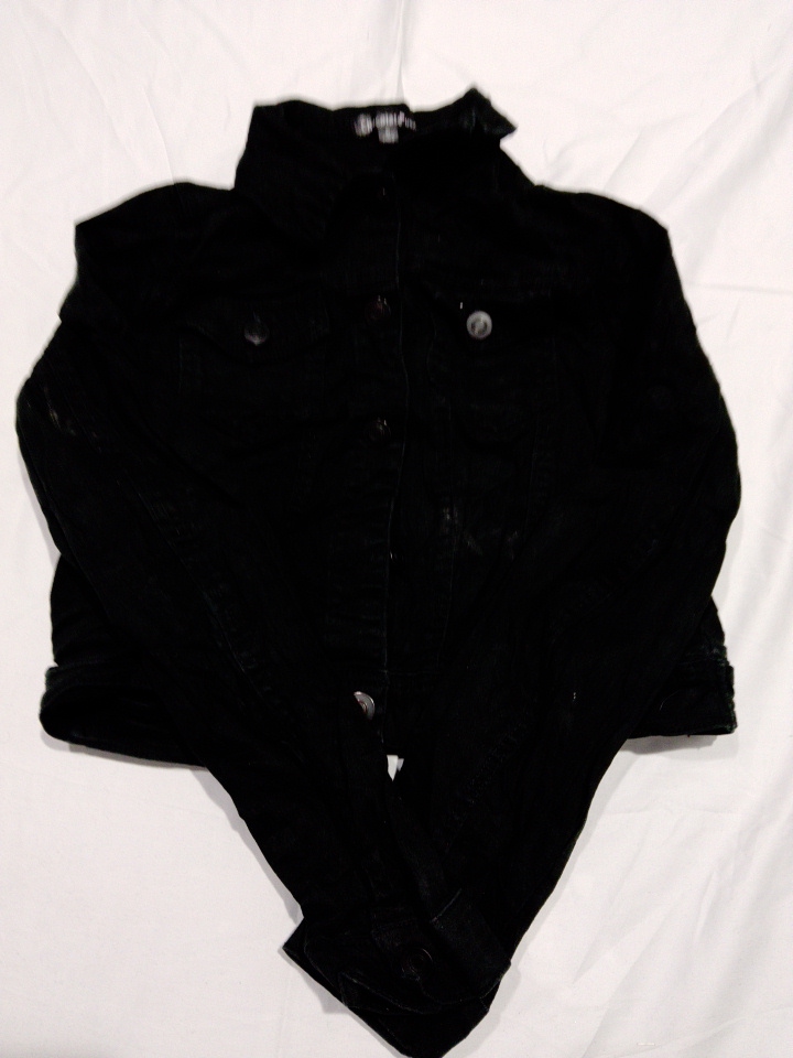 Chocolate USA Schwarze Denim-Jacke