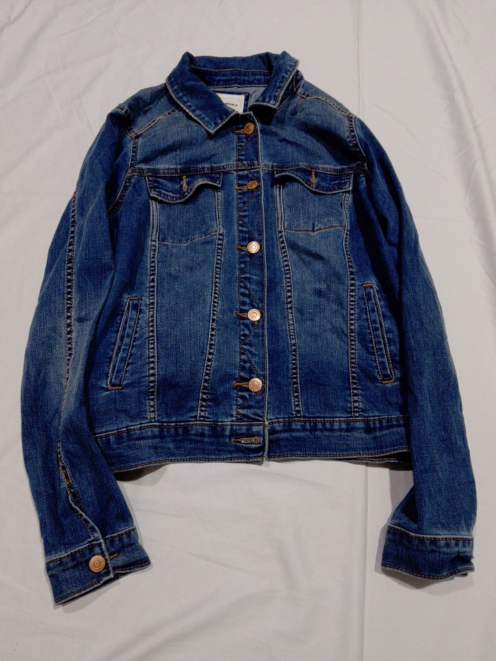 Sonoma Goods for Life Blaue Jeansjacke Größe S