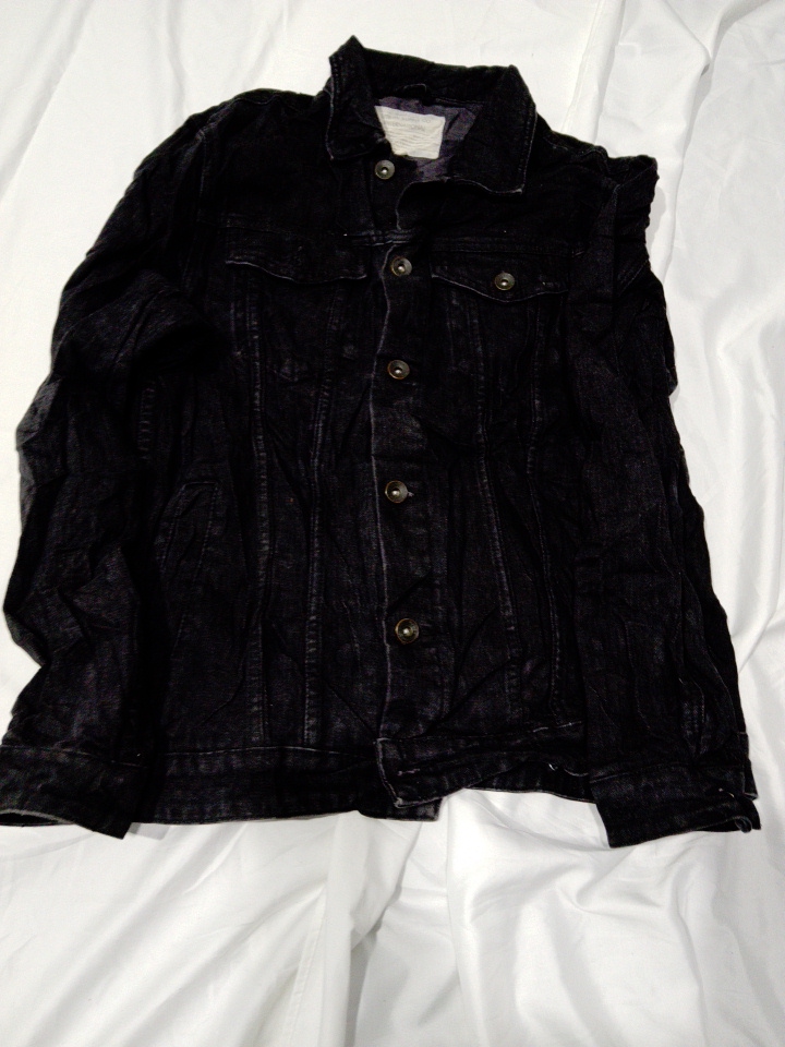 Vintage Black Denim Jacket by Utility Supply Co. w..