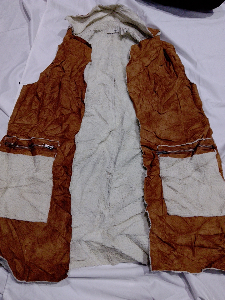 Karsh Brown Hooded Leather Vest