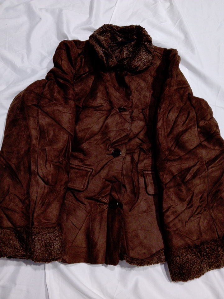 Lands' End Brown Suede Jacket