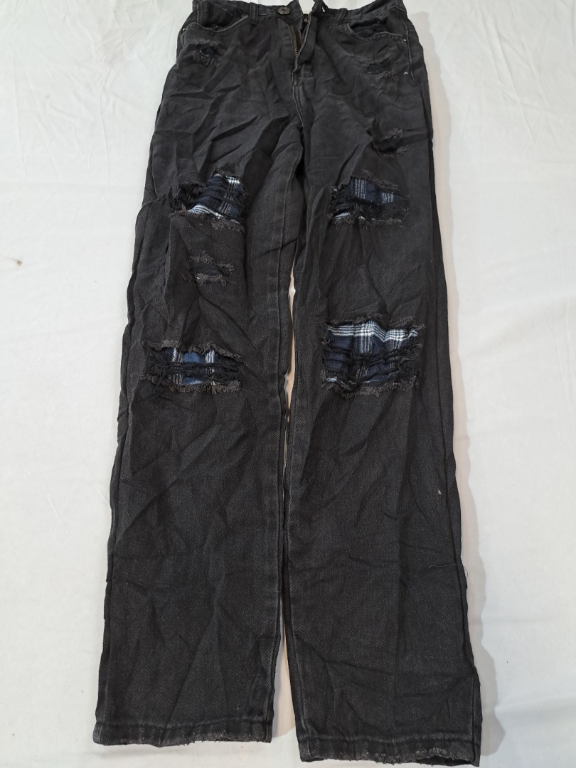 Jean Détressé Noir Relaxé Elite