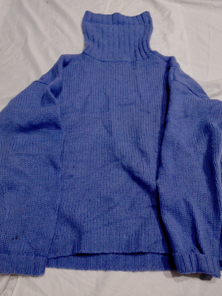Kenzo Blue Turtleneck Sweater