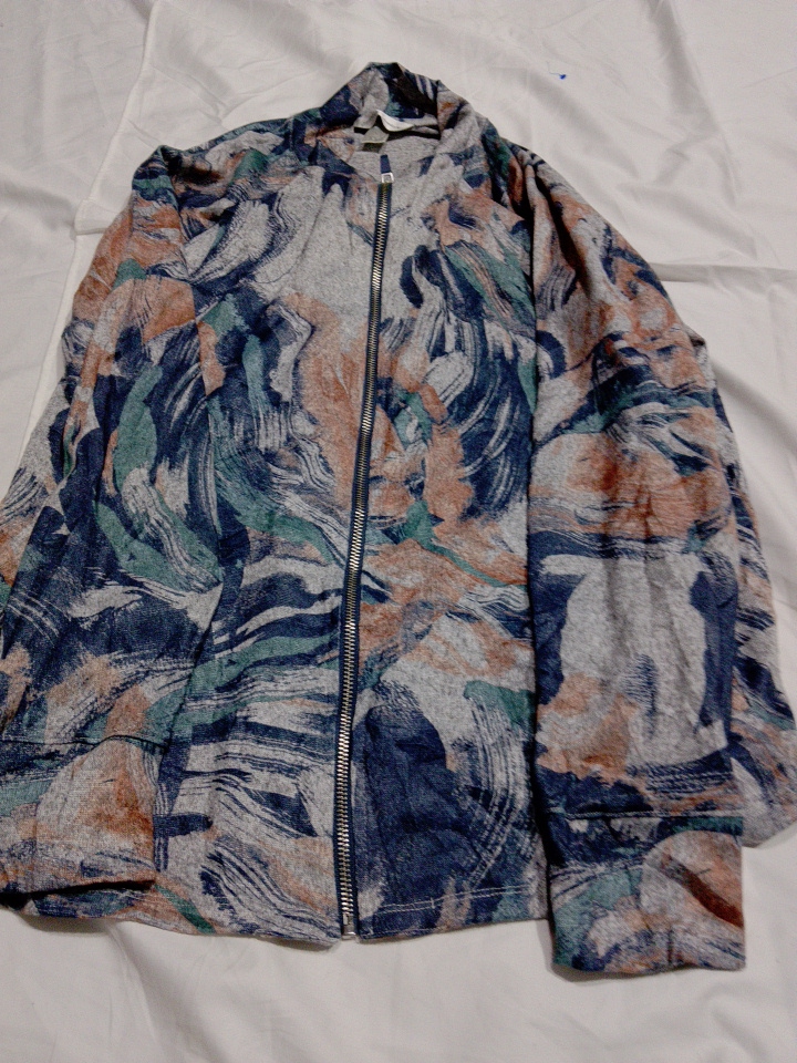 Veste en tricot avec zip imprimée Carhartt