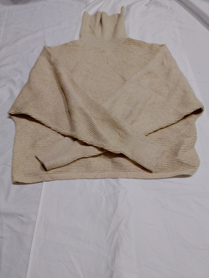 Pull col roulé beige Old Navy