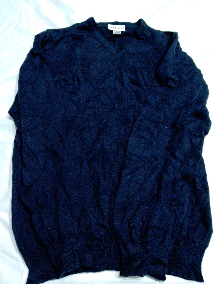 Alfani V-Neck Merino Wool Sweater