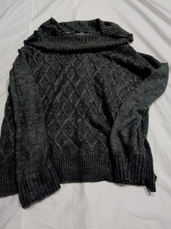 Cardigan en tricot à col cheminée Covington Gray