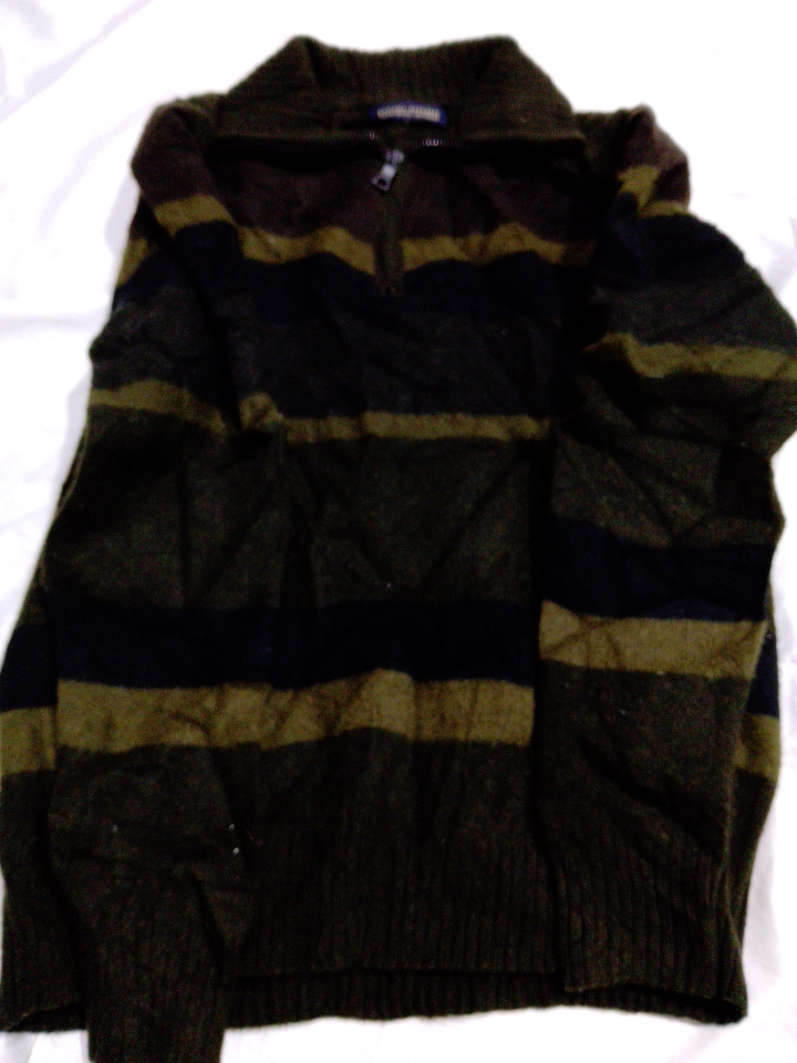 Banana Republic Lambswool Cashmere 1/4 Zip Sweater