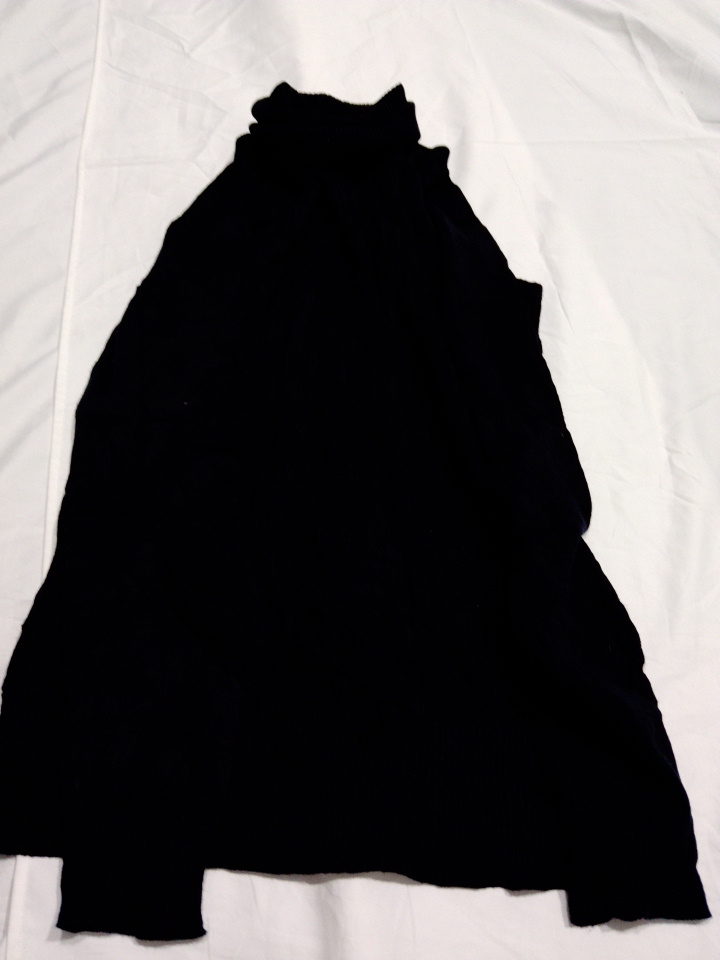 Pull à col roulé noir Merrose Chic