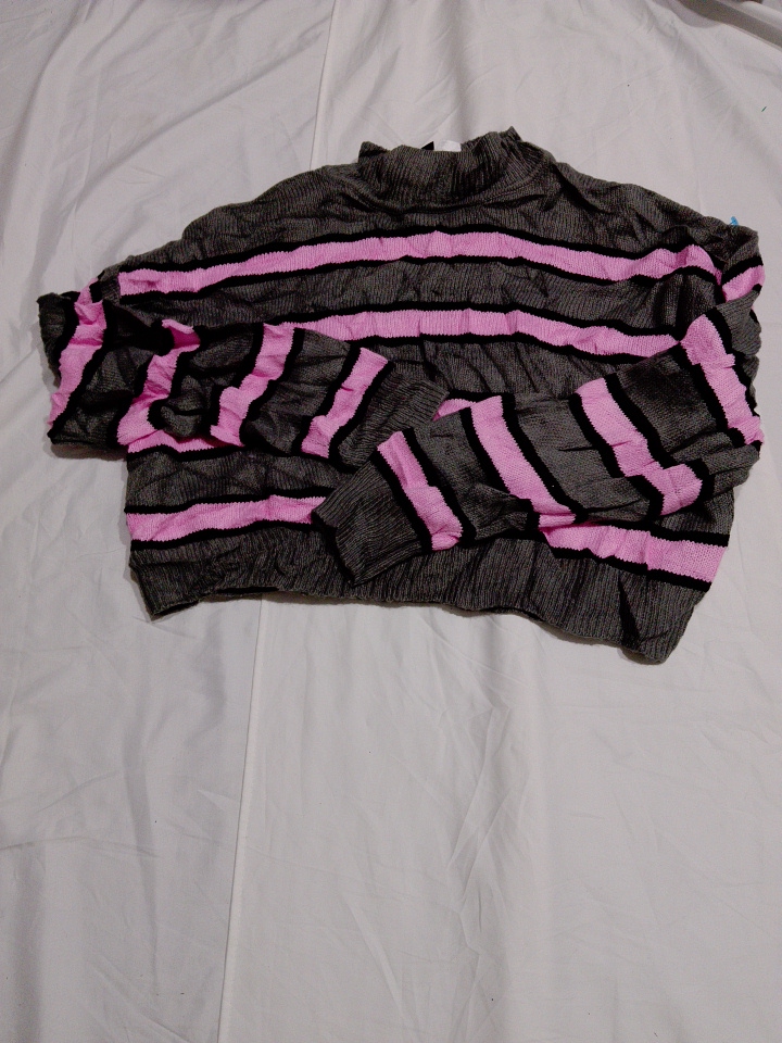 H&M Striped Turtleneck Sweater