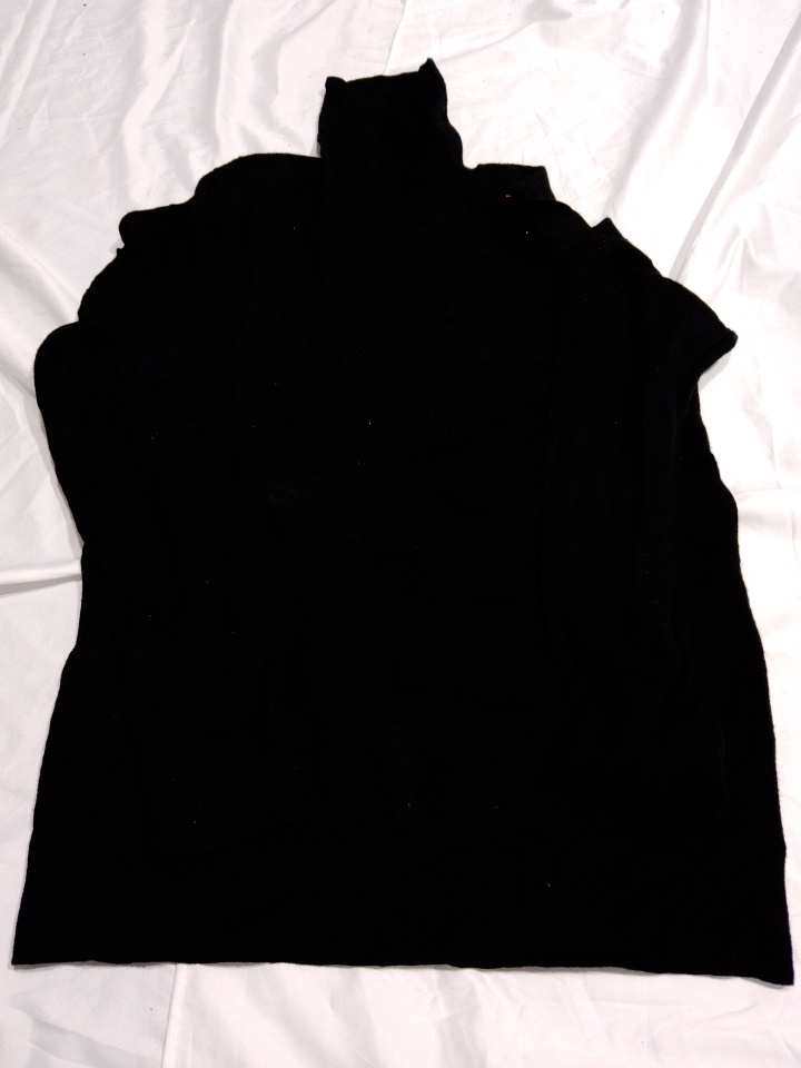 Express Schwarzes Rollkragenstricktop