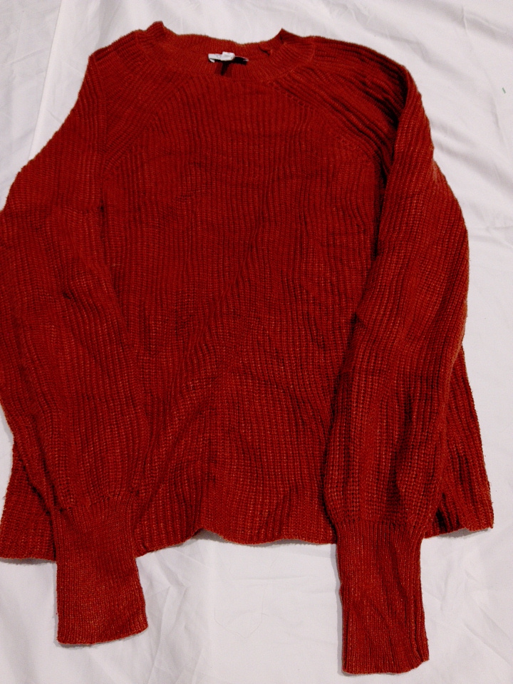 Jessica Simpson Roter Strickpullover