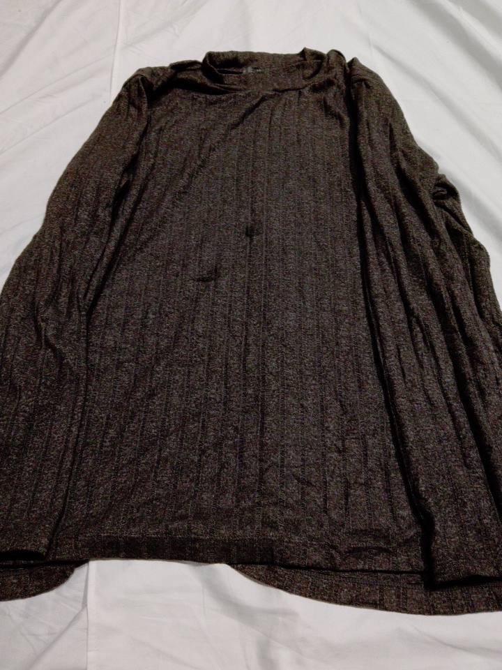 Pullover col roulé côtelé Matty Brown