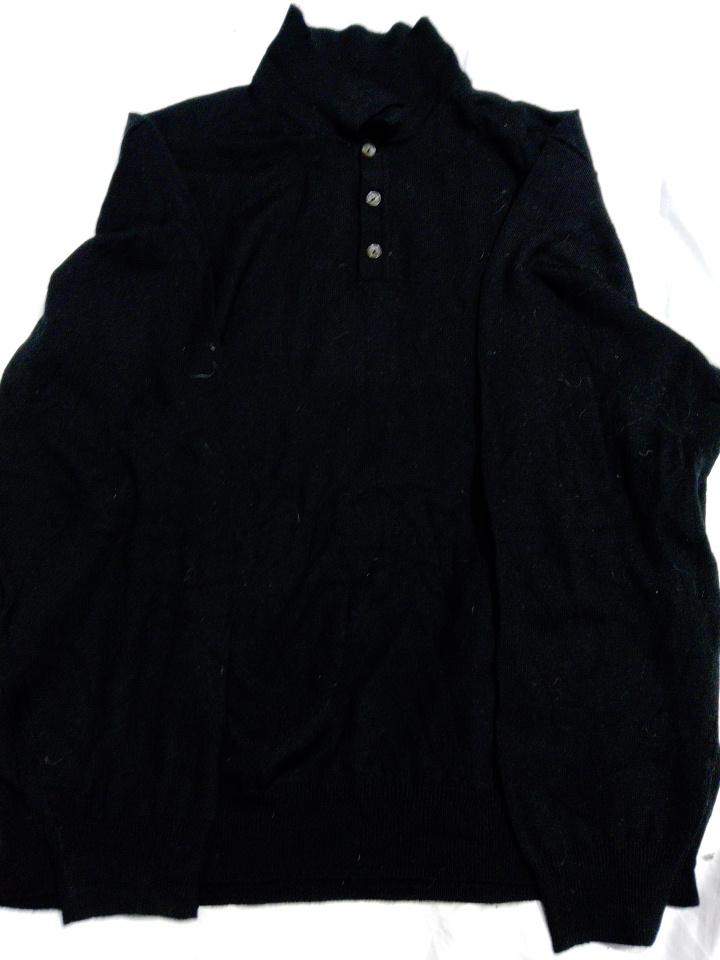 Maglione a collo alto nero Club Room