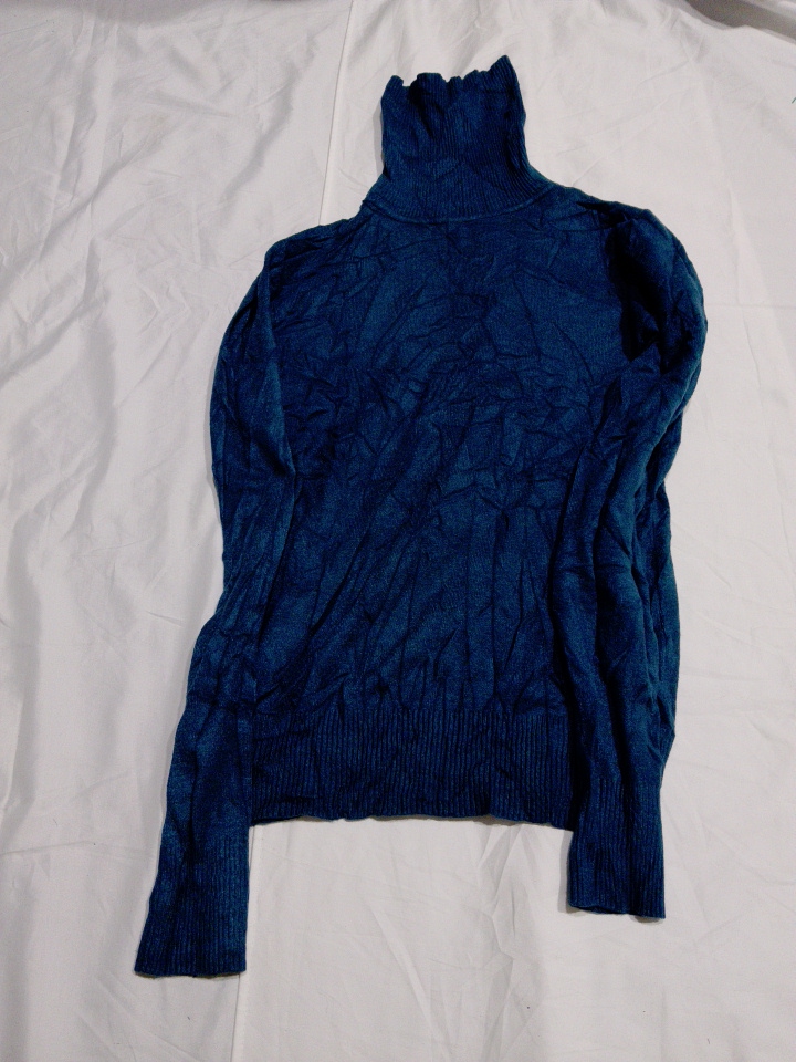PHI STAR Navy Blue Turtleneck Sweater