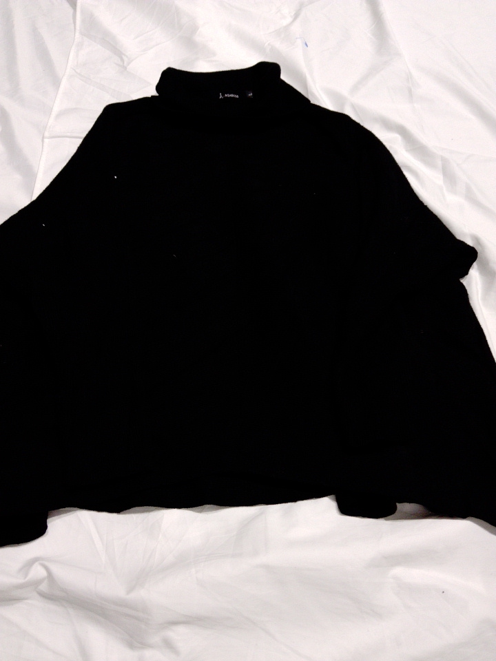 Guess Haut en tricot noir à col roulé